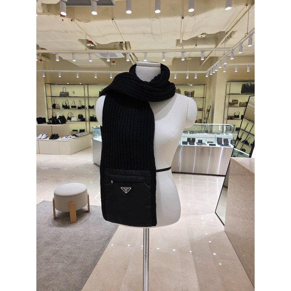 [부산점] [프라다] 공용 삼각로고 머플러 2FS106-1WTO-F0002