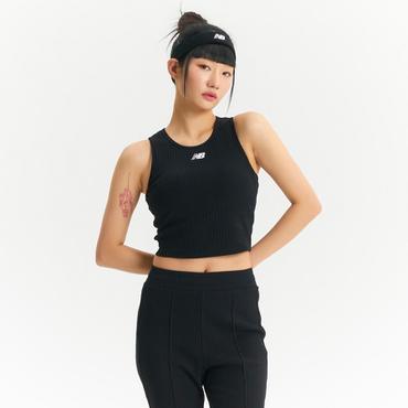 뉴발란스 여성 소프트 골지 크롭탑 (SLIM FIT) (NBNGE2W322)