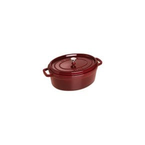 staub 스타우브 피코 코콧 오벌 그레나딘레드 23cm 양손 홀로- 냄비 IH대