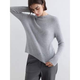 에펠르 코니 캐시미어 100% 라운드 니트_4colors