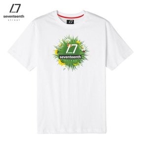 [SEVENTEENTH] FLORAL SHINE CIRCLE TEE - WHITE