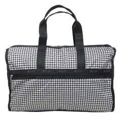 LeSportsac DELUXE LG WEEKENDER GINGHAM CHECK NOIR 4319 U254 [] [레스포삭] 보스턴 가방 남성