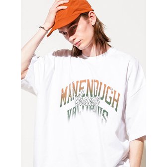 티떠블유엔 맨인어프 반팔 화이트 HHST3563