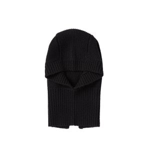 Cashmere Blend Balaclava Black