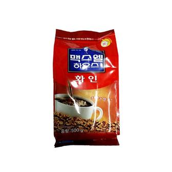 제이큐 탕비실 가공식품 하우스 화인 커피 500g 12ea 1BOX 손님대접 맥스웰