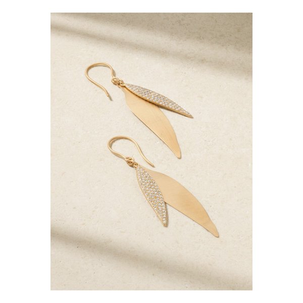 일리아나 마크리 폴링 리브스 18K 골드 다이아몬드 귀걸이 1647597335532597