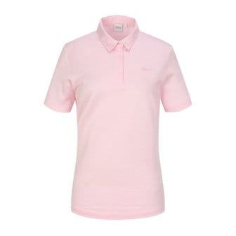 슈페리어 (정상가99000)여성 잔체크 카라 기본 티셔츠 핑크 (IWJDKS20173)