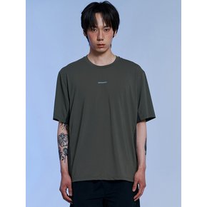 쿨리어 아스킨 하이브리드 반팔 티셔츠-카키