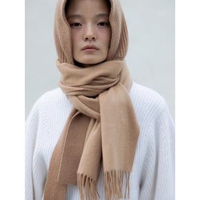 Cashmere Balaclava Muffler (Camel)_D7RAW24004CMX