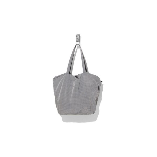 Packable Nylon Small Keyring Bag Gray