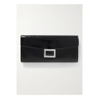 로저비비에 벨 비비에 버클 페이턴트 가죽 클러치 블랙 46376663162872938