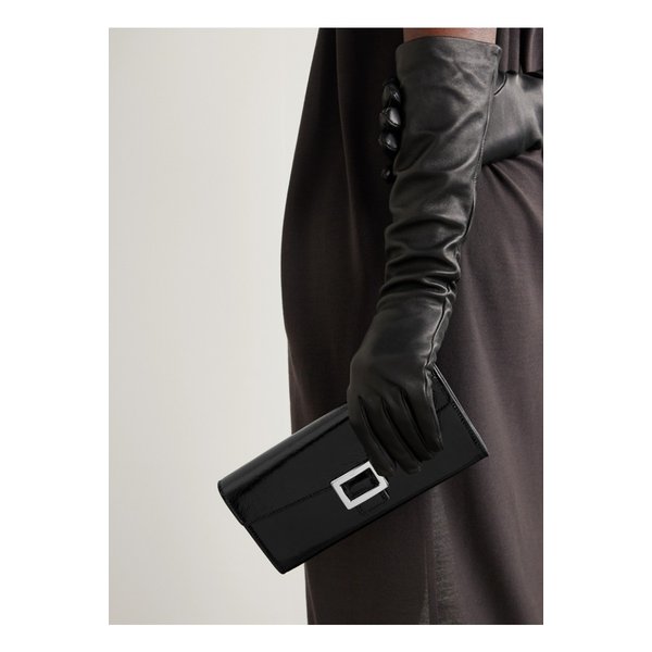 벨 비비에 버클 페이턴트 가죽 클러치 블랙 46376663162872938