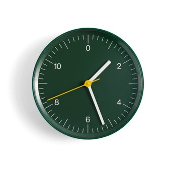  [HAY Wall Clock] 헤이 인테리어 디자인 원형 벽걸이 집들이 선물 벽시계 26cm Green