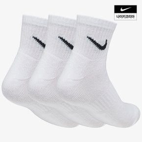 에브리데이 쿠션 앵클 삭스 (3켤레) NIKE SX7667-100