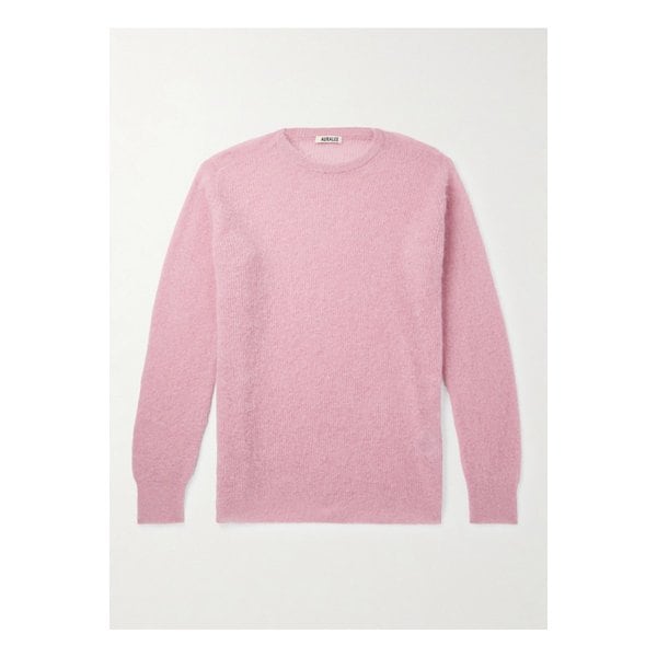 오버사이즈 골지 알파카 혼방 스웨터 핑크 46376663162885146