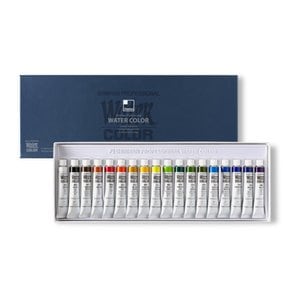 신한  전문가용 수채화 물감 7.5ml 18색 세트