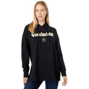 5435613 Lauren James Vanderbilt Commodores Long-Length Side Vent Hoodie