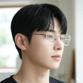 /예은 LUXEYE 명품 안경 긱시크 무테 뿔테 안경테 Y9126