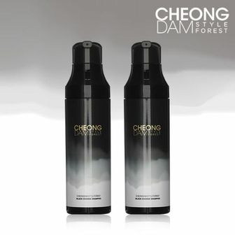  청담스타일 포레스트 블랙체인지 샴푸 XP 200ml (흑갈색) x 2개