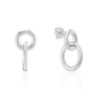  아우리 주얼리 이어링 E1471 Kelso Large Chunky Silver Earrings