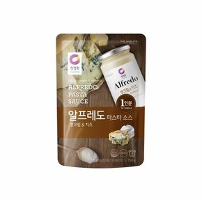 [우리가락]청정원 파우치 알프레도 스파게티소스 150g 1인분