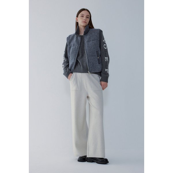 [리오더] 울 블렌드 부클 다운 베스트 7155417012273