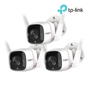 TC65 3팩 실외용 CCTV WiFi 적외선 카메라 3세트 홈캠