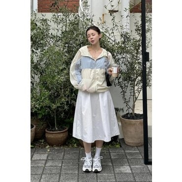 시슬리 레글런 배색 윈드브레이커 SAJP90531