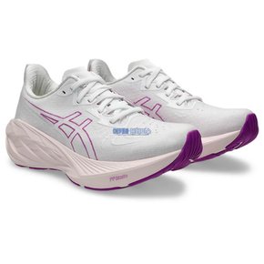 아식스 ASICS 노바블라스트 4 와이드 여성 런닝화 화이트 페일 블루 1012B704 103