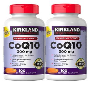 Kirkland 커클랜드 코큐텐 300mg 100정 2병