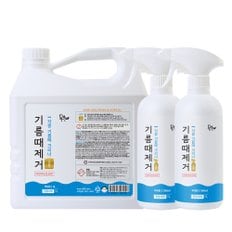몽블 주방기름때제거 500ml x 2개+4L /찌든때/세정제/클리너