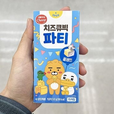  서울우유 치즈큐빅파티 플레인 87g x 2개