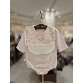 핑크벨라바디슈트 턱받이세트 (TNOXUS161SET)