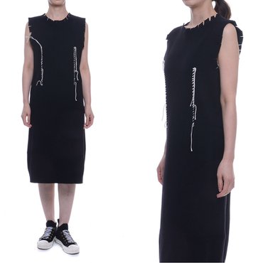 메종마르지엘라 20FW 여성 슬리브리스 울 원피스 (S29CT1001_S17596_001F_20F)