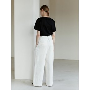 RTS WRINKLE WIDE TROUSERS_2COLORS