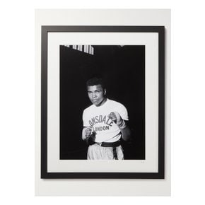 Framed 1963 Muhammad Ali Training in London Print, 16 x 20