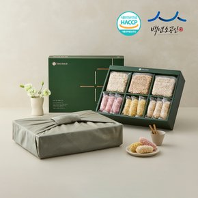 동백화1호 명인과줄+강정 선물세트 (명절 추석 부모님 전통 수제)