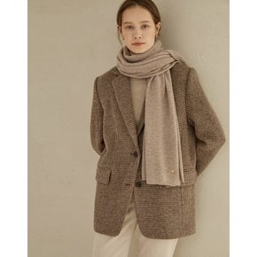 [24FW][Cashmere Blended] 베이지 멜란지 울캐시미어혼방 머플러 HIMU4F300I3