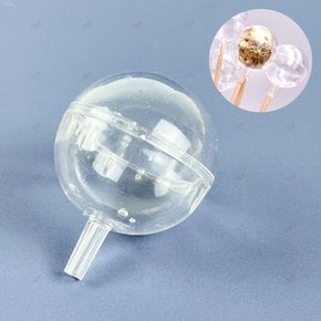 캡슐 픽 투명 원형 케이스 과자 포장 꽃다발 DIY 꽂이 장식 만들기 기념일 재료