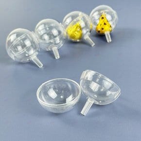캡슐 픽 투명 원형 케이스 과자 포장 꽃다발 DIY 꽂이 장식 만들기 기념일 재료