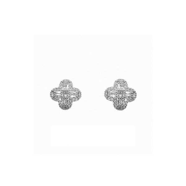 Clover Pave Earring