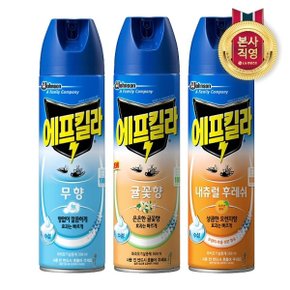 에프킬라 모기약 에어로졸 500ml x 3개 향 3종 택1