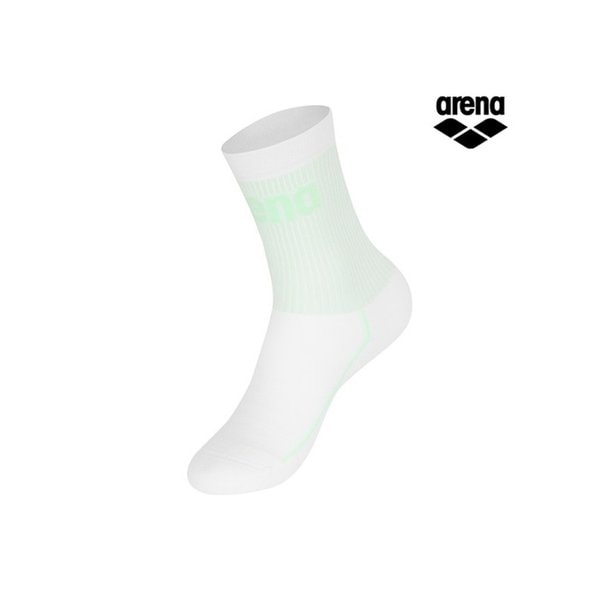스포츠 라이트 중목 양말 A6AC1AO04WHT