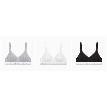 Calvin Klein Underwear 여성 아이콘 코튼 모달 리프트 브라렛 3종 택 1 (QF7900-100/P7A/UB1)