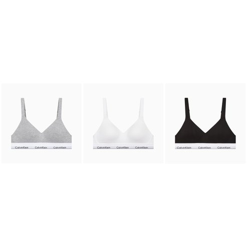 Calvin Klein Underwear 여성 아이콘 코튼 모달 리프트 브라렛 3종 택 1 (QF7900-100/P7A/UB1)