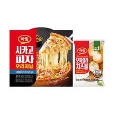 모짜렐라치즈볼 140g 1개+시카고피자 370g 1개