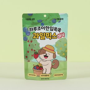 과일믹스 강아지 동결건조 간식 애견 비건 수제 알러지 딸기 바나나 블루베리 25g