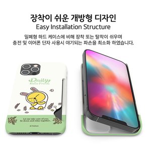 갤럭시S9 플러스 S10 5G 노트9 노트10 라이언 네오 카카오프렌즈 데일리 슬림카드 휴대폰 케이스