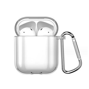 BOB 에어팟1 2 키링홀더 TPU 투명 젤리케이스 카라비너 버클 Airpods 1 2 세대