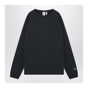 Champion 네이비 블루 실크 티셔츠 C5P401CO/XH_CHAMP-X370_323-S
